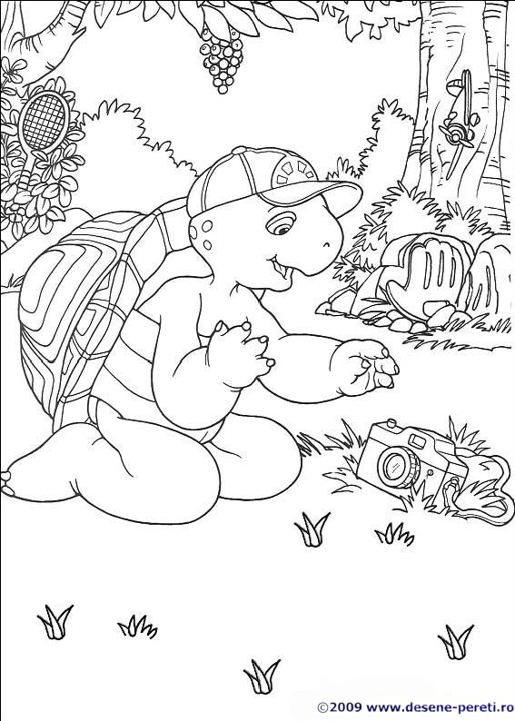 franklin desene colorat